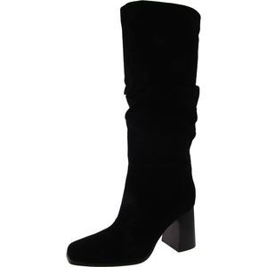 Nine West Women's Domaey Wide Calf Boot, Black 001, 7.5